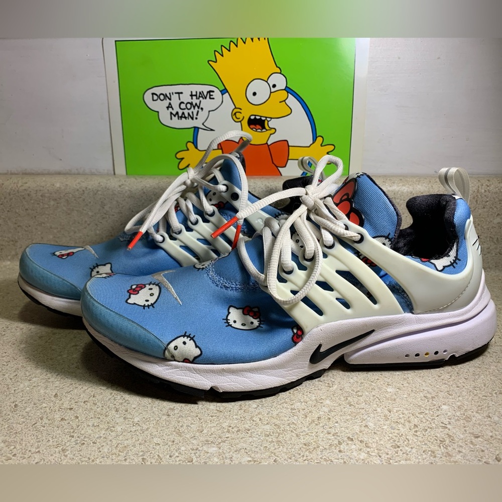 Nike Blue and White Men's Shoes